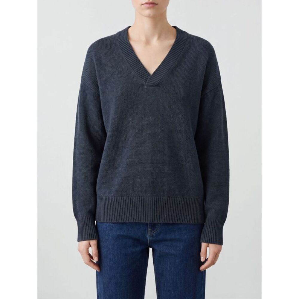 Our Legacy Women Our Legacy V-Neck Merino Wool Jumper With Ribbed Trims